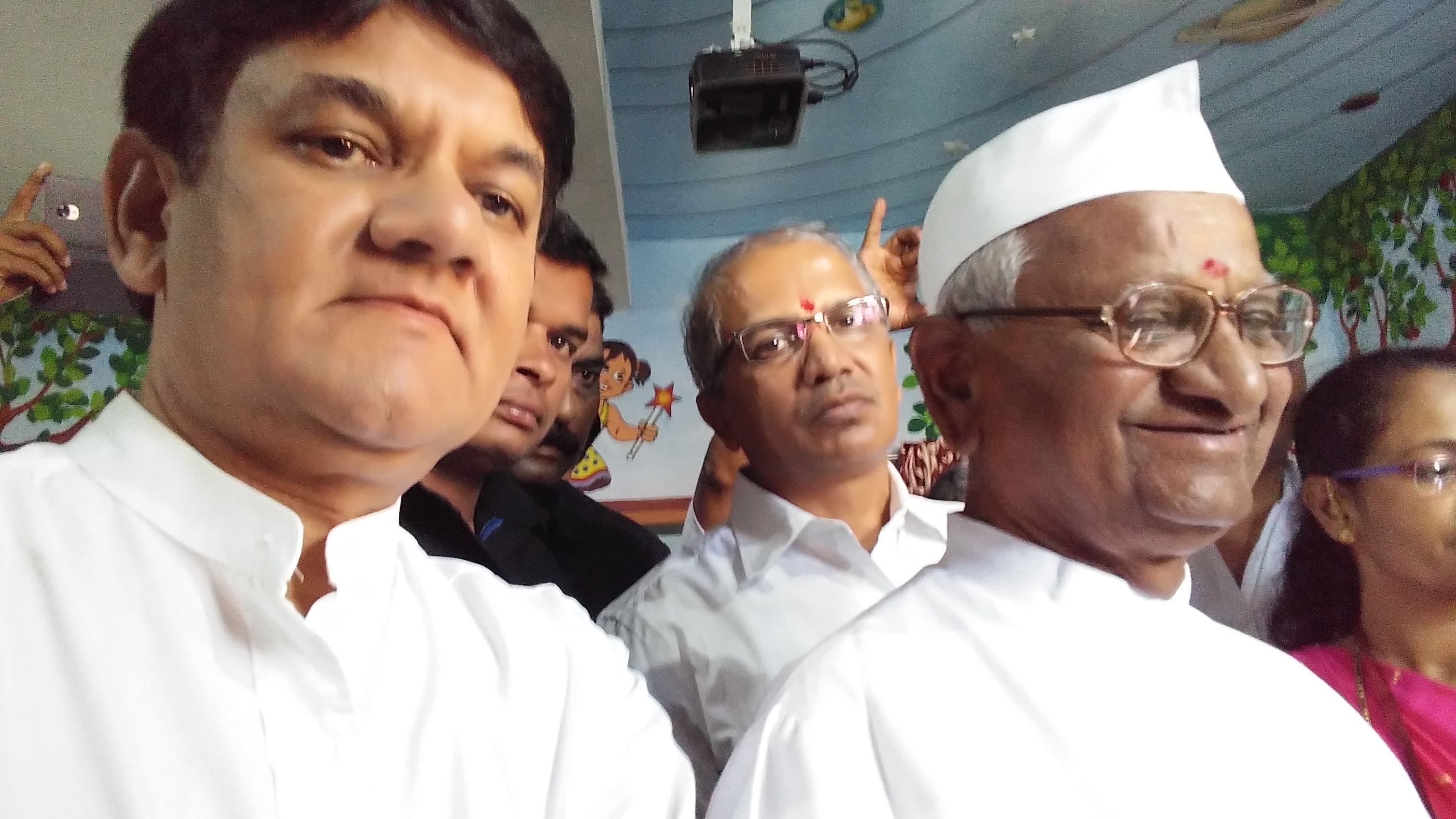 Anna Hazare school inauguration